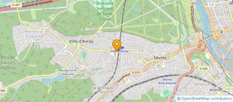 localisation de l'entreprise MADAME FATIMA TORCHANE à SEVRES
