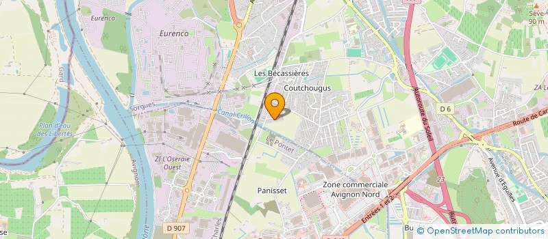 localisation de l'entreprise MADAME FATIMA YAHIAOUI  AVIGNON