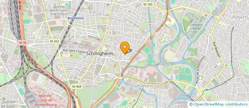 localisation de l'entreprise MADAME FATIMA YANDOUZI à SCHILTIGHEIM
