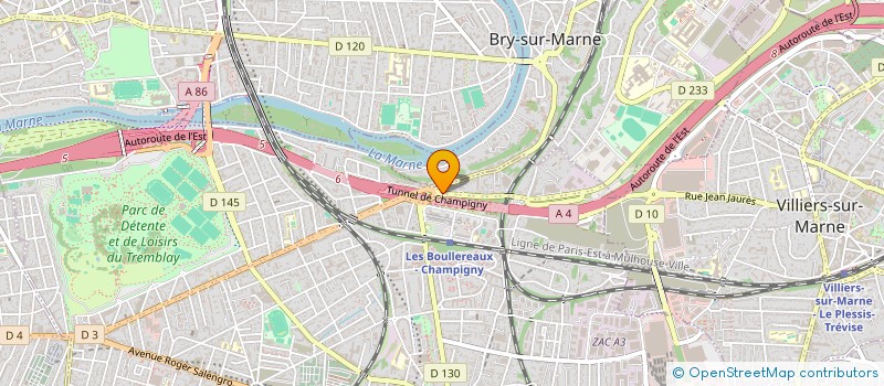 localisation de l'entreprise MADAME FATIMA YANSANE  CHAMPIGNY-SUR-MARNE