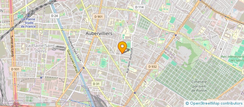 localisation de l'entreprise MADAME FATIMA ZAARANE à AUBERVILLIERS