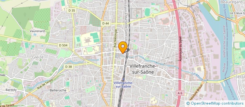 localisation de l'entreprise MADAME FATIMA ZAHRA BAMAAROUF à VILLEFRANCHE-SUR-SAONE