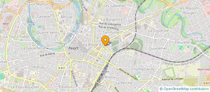 localisation de l'entreprise MADAME FATIMA-ZAHRA BOUKHORS  NIORT