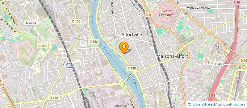 localisation de l'entreprise MADAME FATIMA-ZAHRA CHAFI à ALFORTVILLE