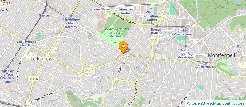 localisation de l'entreprise MADAME FATIMA ZAHRA MECHEHAR  GAGNY