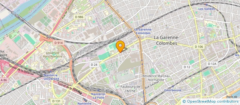 localisation de l'entreprise MADAME FATIMA-ZAHRA RHORAB à LA GARENNE-COLOMBES