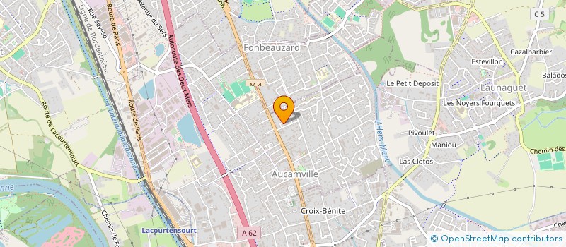 localisation de l'entreprise MADAME FATIMA-ZAHRA RIHANE à AUCAMVILLE