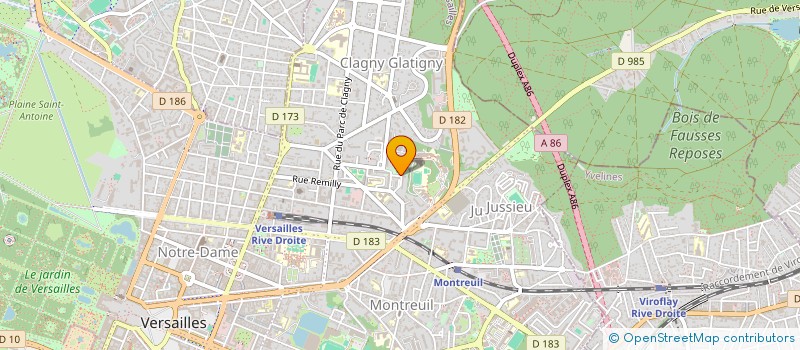 localisation de l'entreprise MADAME FATIMA ZAHRA TILKAS à VERSAILLES