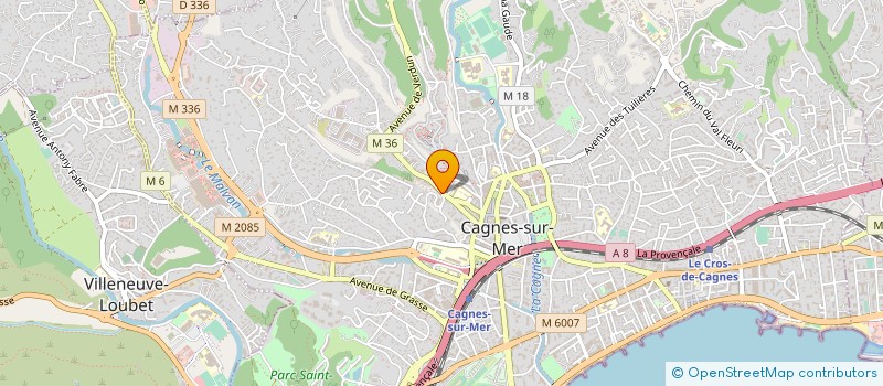 localisation de l'entreprise MADAME FATIMA ZAITER à CAGNES-SUR-MER