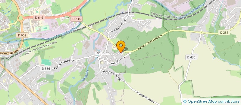 localisation de l'entreprise MADAME FATIMA ZEKHNINI  ROUSIES