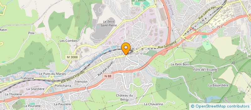 localisation de l'entreprise MADAME FATIMA ZOHRA BEDIA  LA RICAMARIE