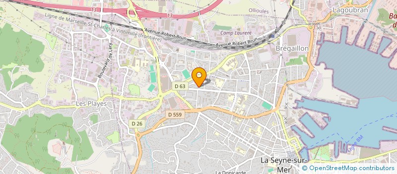 localisation de l'entreprise MADAME FATIMA-ZOHRA BENAAZIZ  LA SEYNE SUR MER