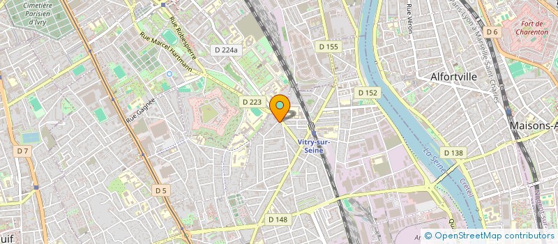 localisation de l'entreprise MADAME FATIMA-ZOHRA BENABDELSALEM à VITRY-SUR-SEINE
