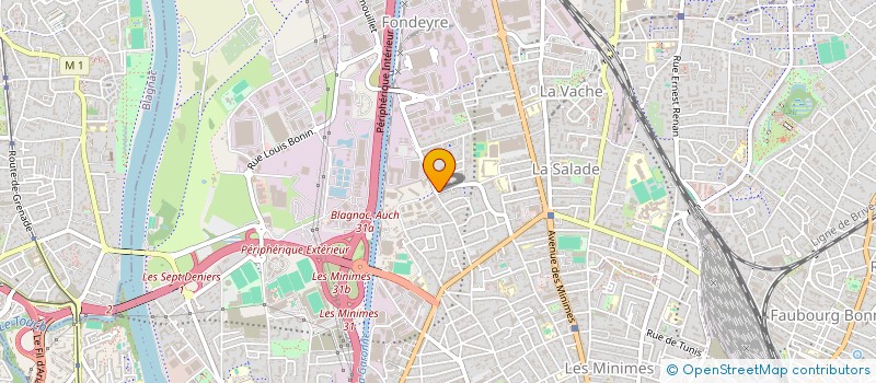 localisation de l'entreprise MADAME FATIMA-ZOHRA BENSIKADDOUR à TOULOUSE