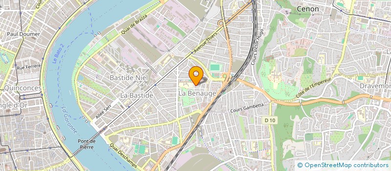 localisation de l'entreprise MADAME FATIMA-ZOHRA BOUHADI  BORDEAUX