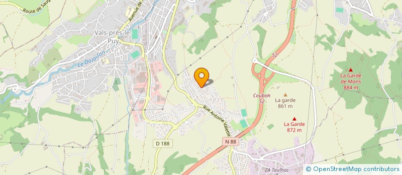 localisation de l'entreprise MADAME FATIMA-ZOHRA EL HADAD  LE PUY-EN-VELAY