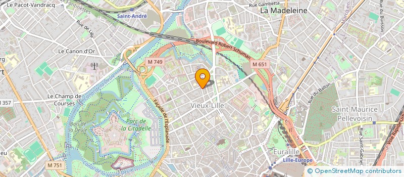 localisation de l'entreprise MADAME FATIMA-ZOHRA M'CHAKLEB  LILLE