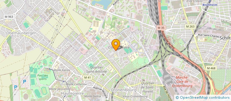 localisation de l'entreprise MADAME FATIMA-ZOHRA MENADI à STRASBOURG