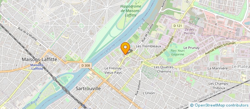 localisation de l'entreprise MADAME FATIMA ZOHRA MEZERAI  SARTROUVILLE