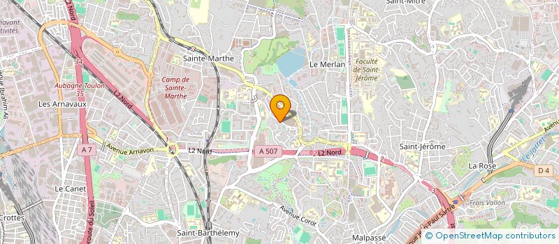localisation de l'entreprise MADAME FATIMA ZOHRA OUKKAL à MARSEILLE