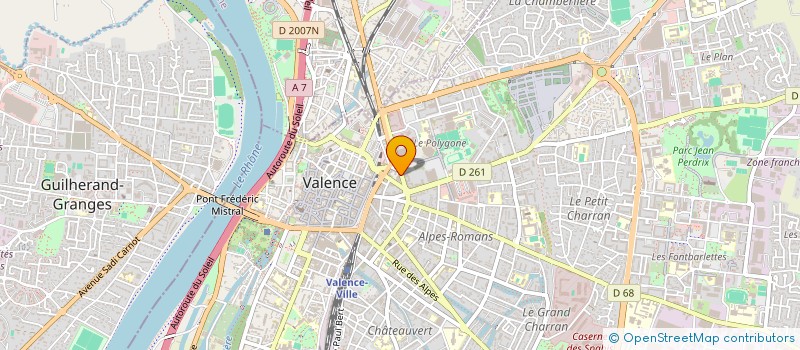 localisation de l'entreprise MADAME FATIMA-ZOHRA YAHIAOUI  VALENCE