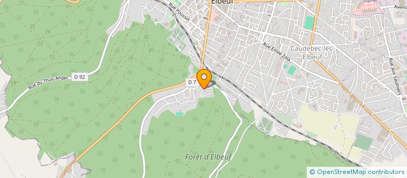 localisation de l'entreprise MADAME FATIMATA BA  ELBEUF