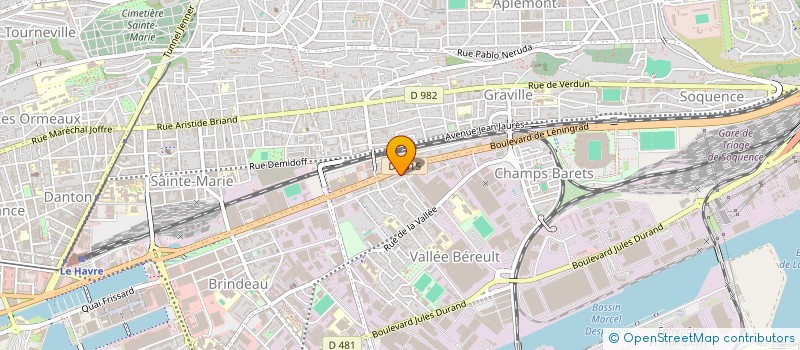 localisation de l'entreprise MADAME FATIMATA COUNDOU  LE HAVRE