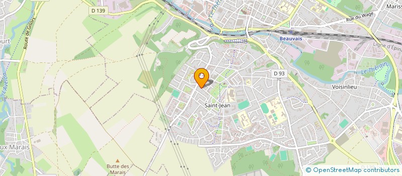 localisation de l'entreprise MADAME FATIMATA DIARRA  BEAUVAIS