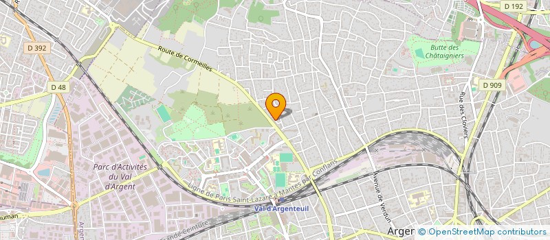 localisation de l'entreprise MADAME FATIMATA HANE  ARGENTEUIL