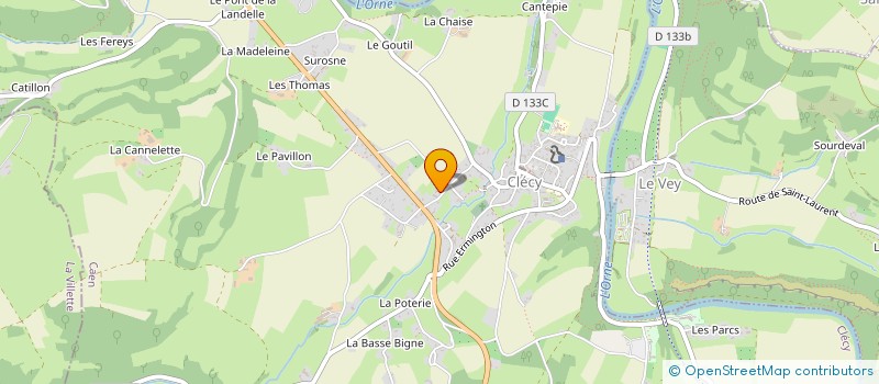 localisation de l'entreprise MADAME FATIMATA KONDOMBO  CLECY