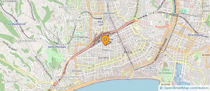 localisation de l'entreprise MADAME FATIMATA SOUMBOUNOU à NICE