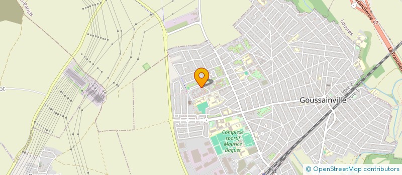 localisation de l'entreprise MADAME FATIME CISSE  GOUSSAINVILLE