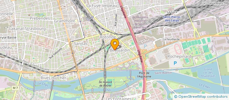 localisation de l'entreprise MADAME FATINE EL IDRISSI  TOURS