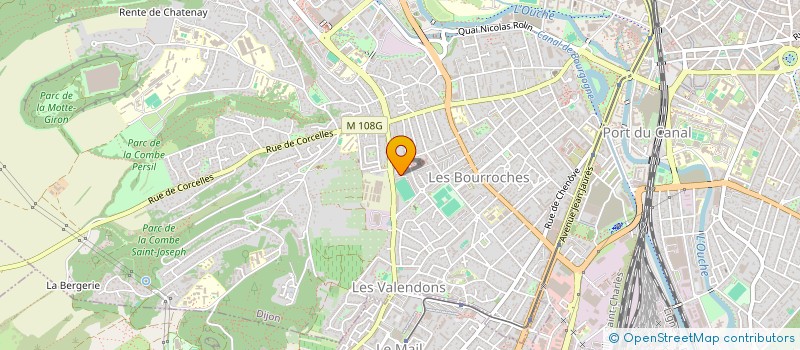 localisation de l'entreprise MADAME FATINE EL MRABET à DIJON