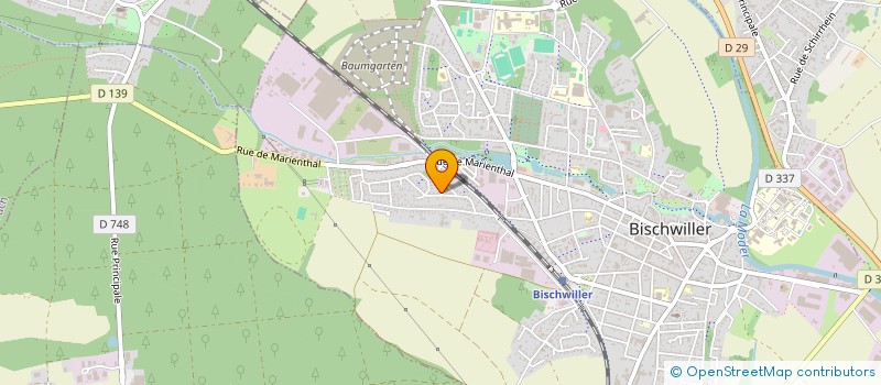 localisation de l'entreprise MADAME FATINE GOUDDAR  BISCHWILLER