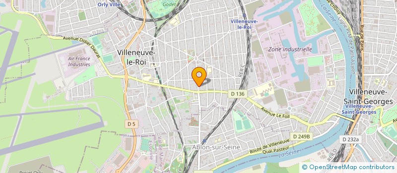 localisation de l'entreprise MADAME FATINE SABOUNI à VILLENEUVE-LE-ROI