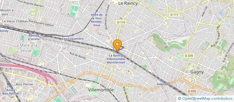 localisation de l'entreprise MADAME FATITIA ASSAS  LE RAINCY