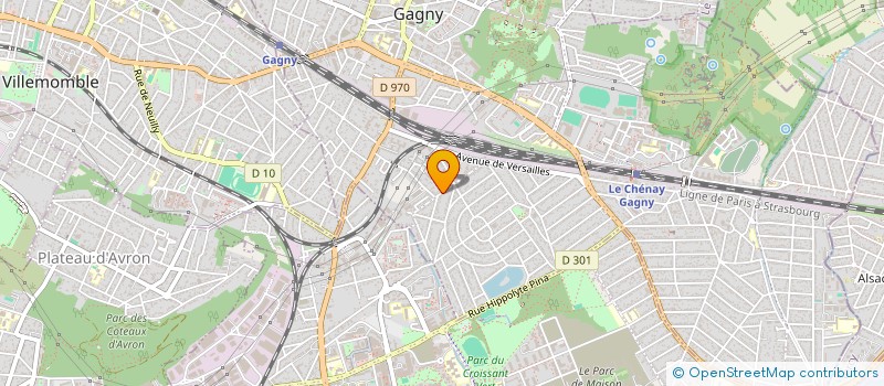 localisation de l'entreprise MADAME FATMA AMALOU à GAGNY