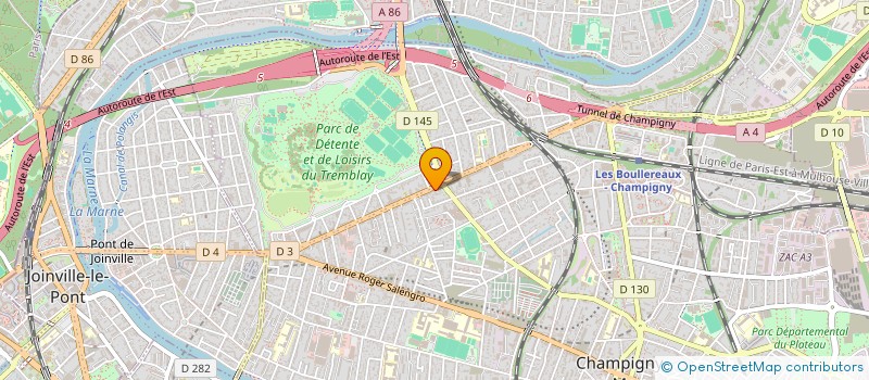 localisation de l'entreprise MADAME FATMA AOUDI  CHAMPIGNY-SUR-MARNE