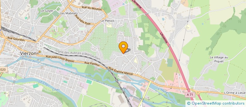 localisation de l'entreprise MADAME FATMA ATASEVER  VIERZON