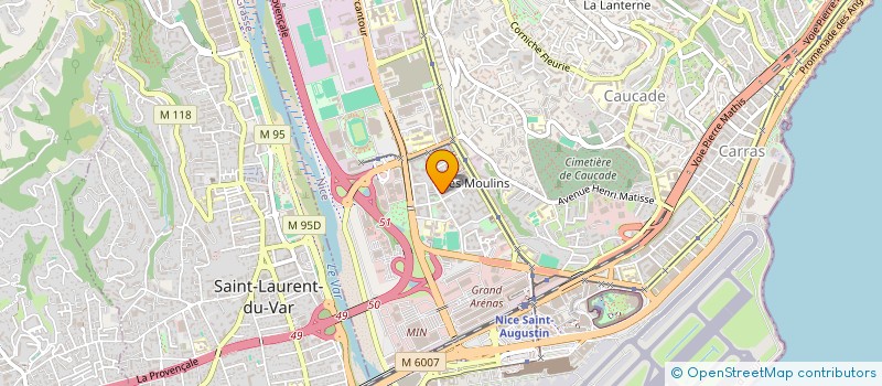 localisation de l'entreprise MADAME FATMA ATTIA  NICE