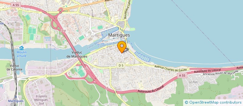 localisation de l'entreprise MADAME FATMA AYACHI à MARTIGUES