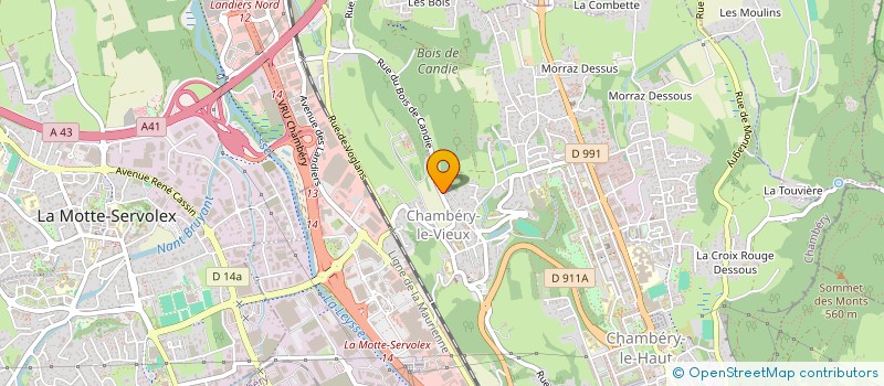 localisation de l'entreprise MADAME FATMA BAGCI  CHAMBERY