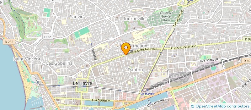 localisation de l'entreprise MADAME FATMA BEDDIAF à LE HAVRE