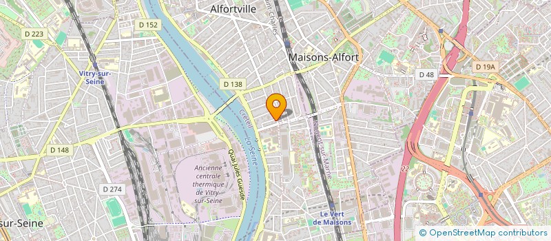 localisation de l'entreprise MADAME FATMA BELAACHET à ALFORTVILLE