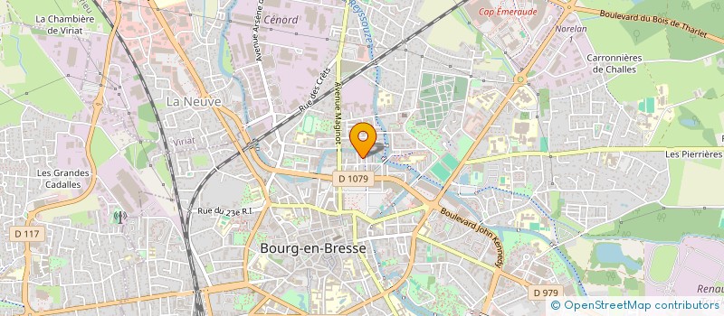 localisation de l'entreprise MADAME FATMA BELALOUI  BOURG-EN-BRESSE
