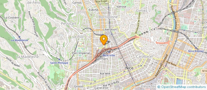 localisation de l'entreprise MADAME FATMA BELARADJ à NICE