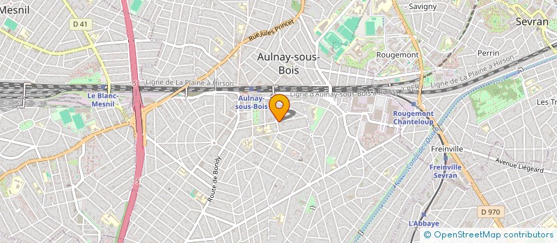 localisation de l'entreprise MADAME FATMA BEN AISSA  AULNAY-SOUS-BOIS