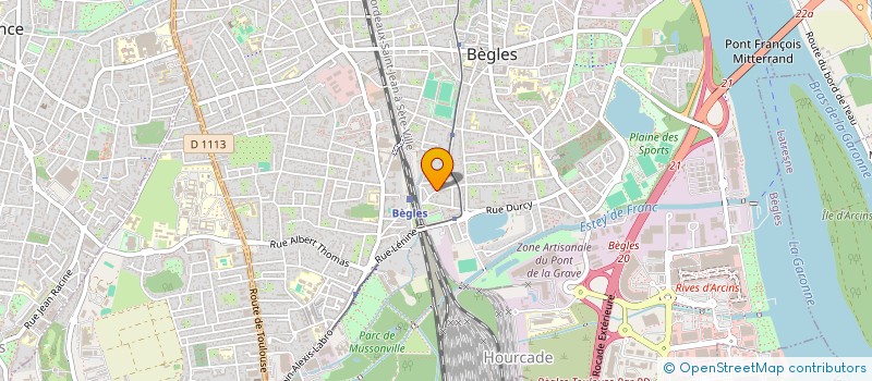localisation de l'entreprise MADAME FATMA BEN SAAD  BEGLES