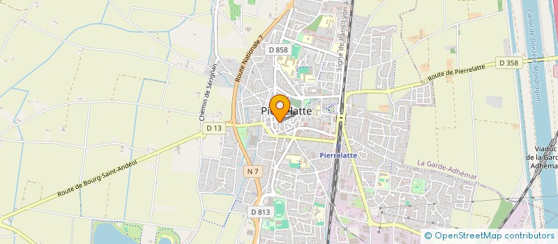 localisation de l'entreprise MADAME FATMA BENLALA à PIERRELATTE